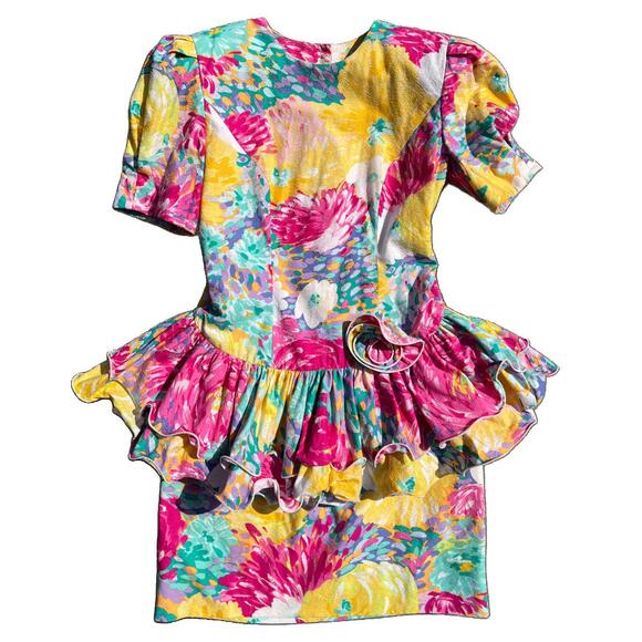 CII New York Paris Peplum Set (2 Piece) 1980s